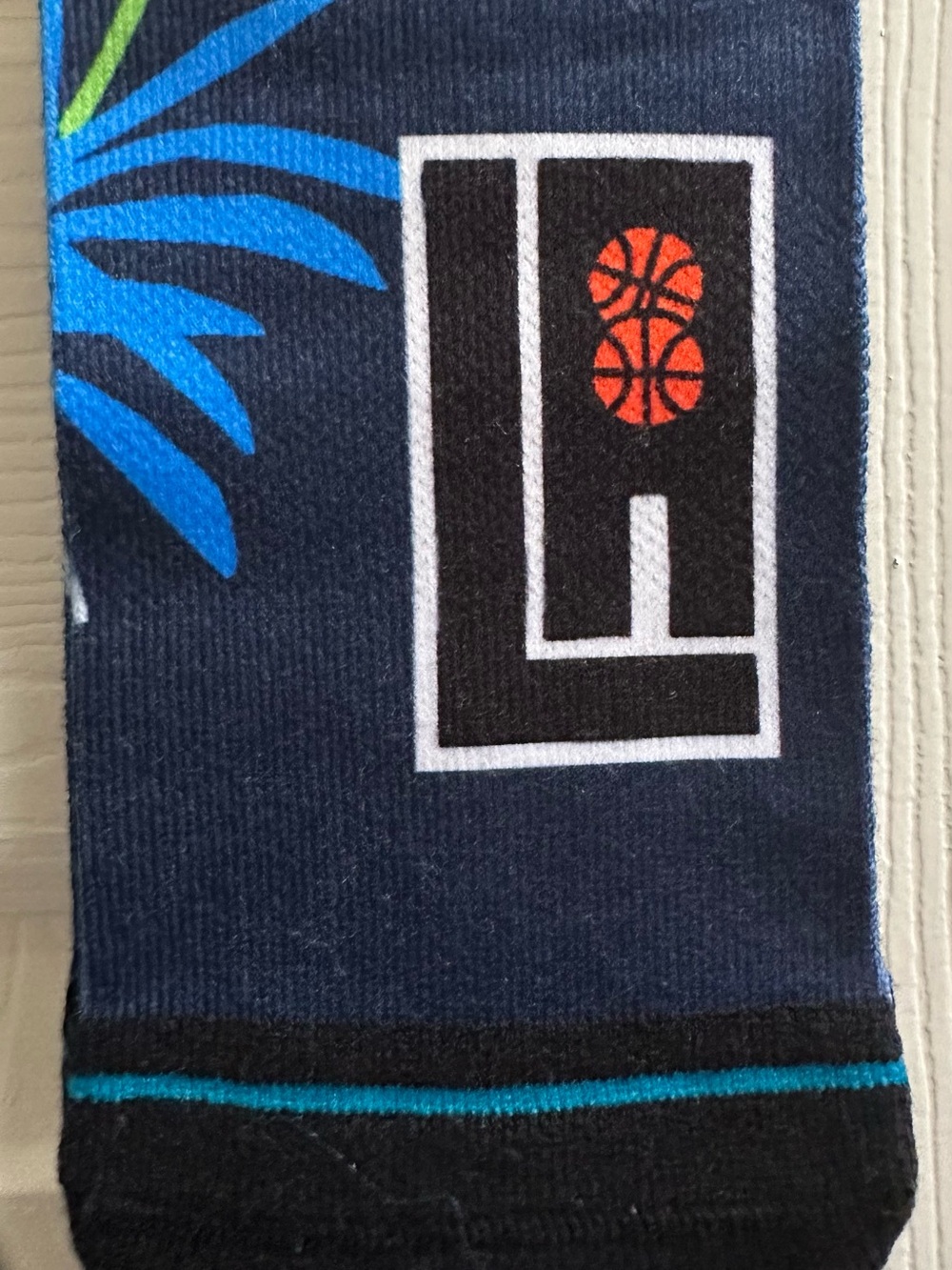 Stance Men's and Women's  Medium LA Clippers 2023/24 City Edition Crew Socks - Picture 3 of 6